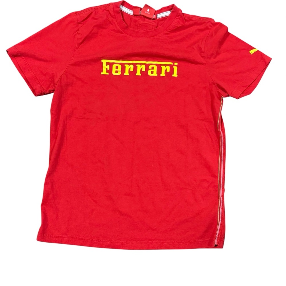 Ferrari Sport Red Short Sleeve Shirt Size Small